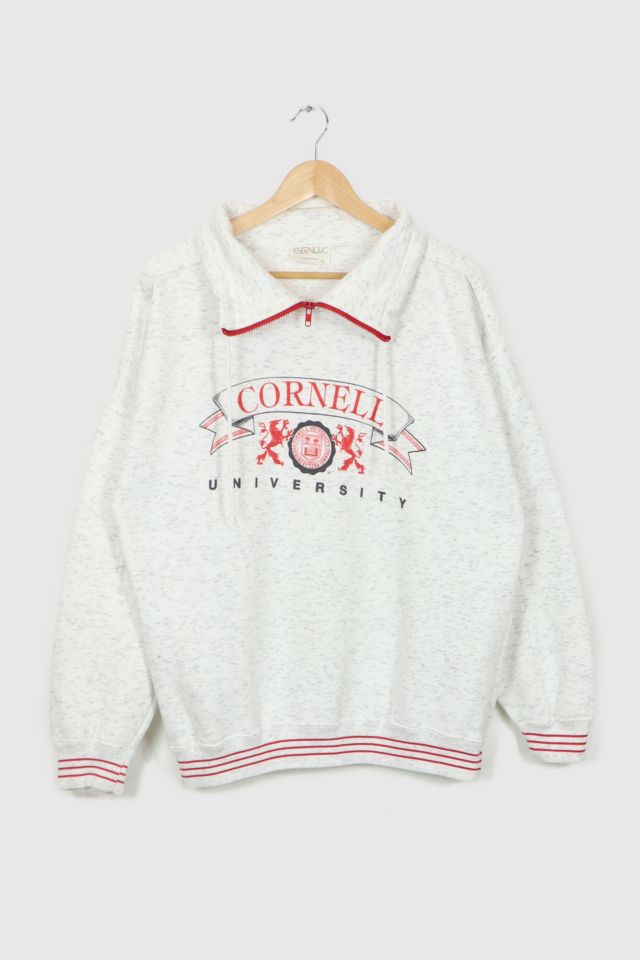 Vintage Cornell University Quarter Zip Sweatshirt | Urban Outfitters