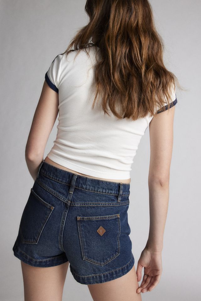 Short en Denim Baggy Taille Basse 99 Abrand #4