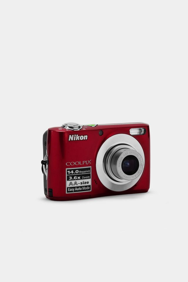 Nikon Coolpix L24 Maroon Point and Shoot Digital Camera Nikon Coolpix L24 Maroon Point and Shoot Digital Camera