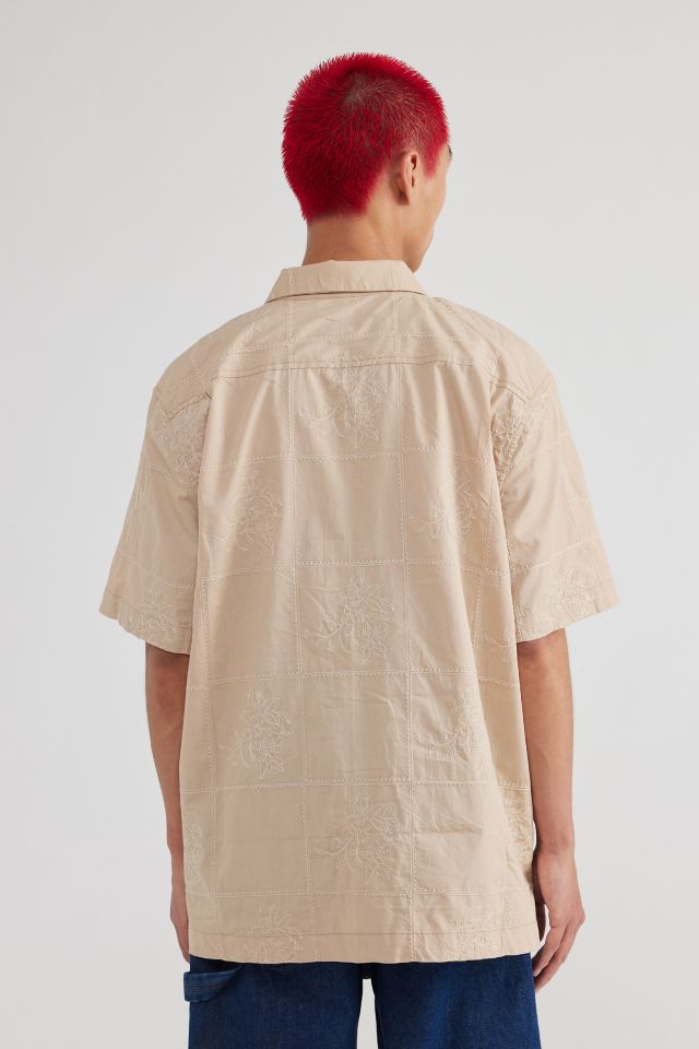 Chemise Brodée à Carreaux Fleuris BDG #1