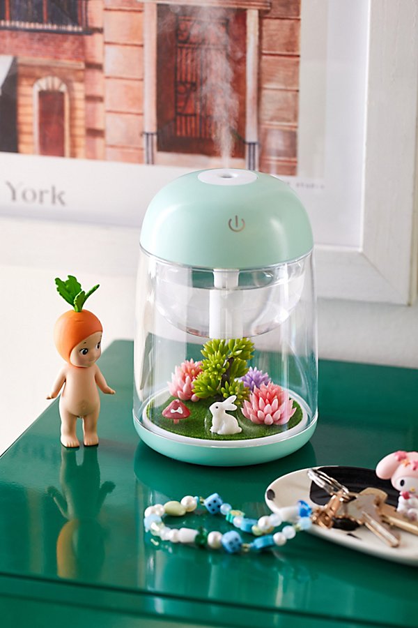 Urban Outfitters Uo Rabbit Humidifier In Mint At  In Blue