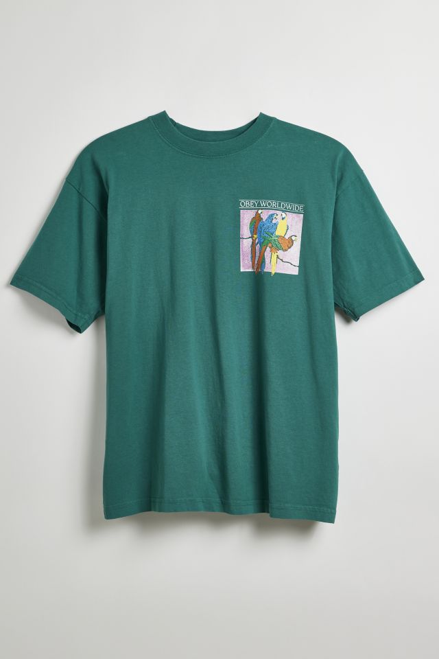OBEY Respect & Protect Heavyweight Tee | Urban Outfitters
