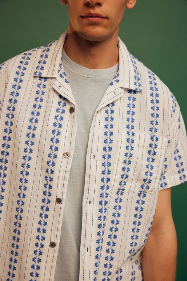 Chemise Boutonnée Manches Courtes Rayée OBEY Harmony #4