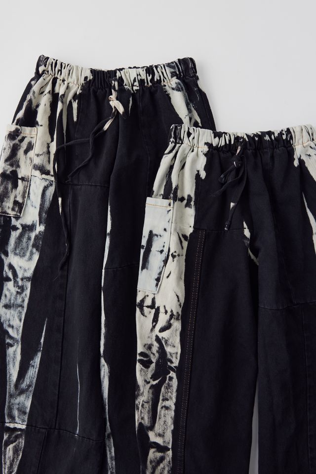 Urban Renewal Remade Pieced Bleach Wash Denim Pull-On Pant #1
