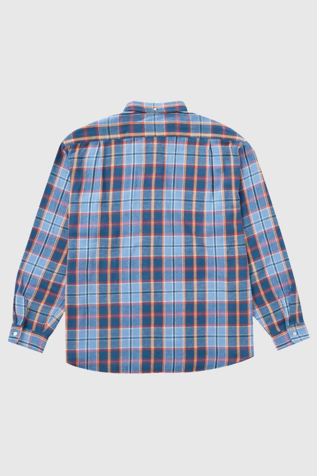 Supreme Pullover Plaid Flannel Shirt | Urban Outfitters