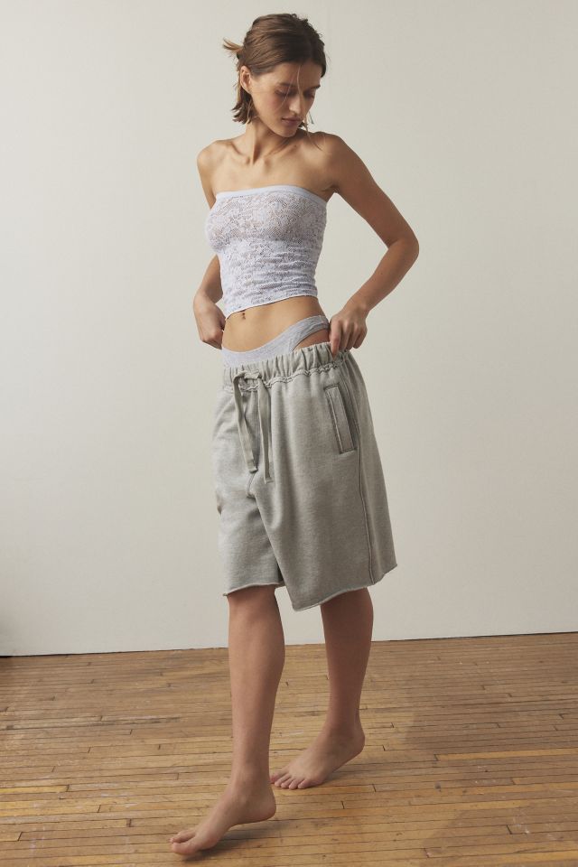 Out From Under Divine Sheer Lace Diamante Tube Top #1