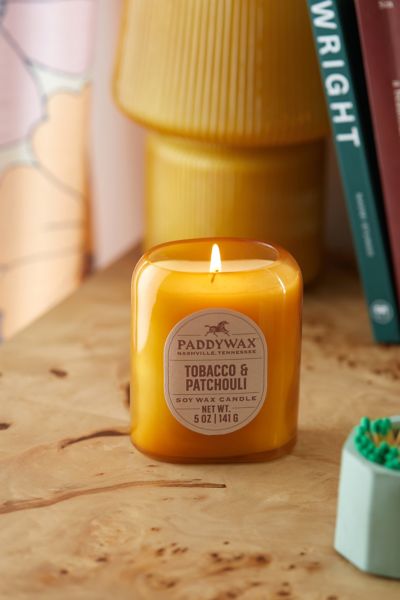 Shop Paddywax Vista 12 oz Candle In Tobacco/patchouli At Urban Outfitters