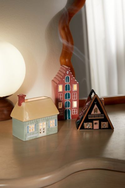 Shop Paddywax House Cone Incense & Tea Light Holder In Amsterdam House At Urban Outfitters