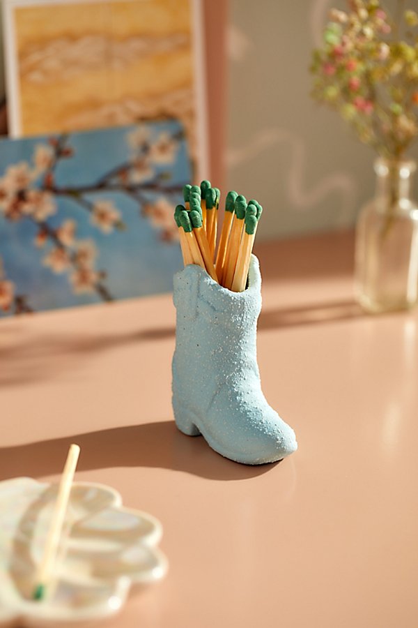 Paddywax Cowboy Boot Match Set In Light Blue At Urban Outfitters