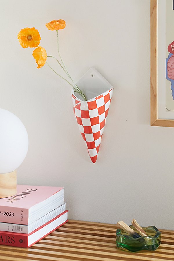 Bando Ban. Do Wall Mounted Vase In Red At Urban Outfitters In Multi