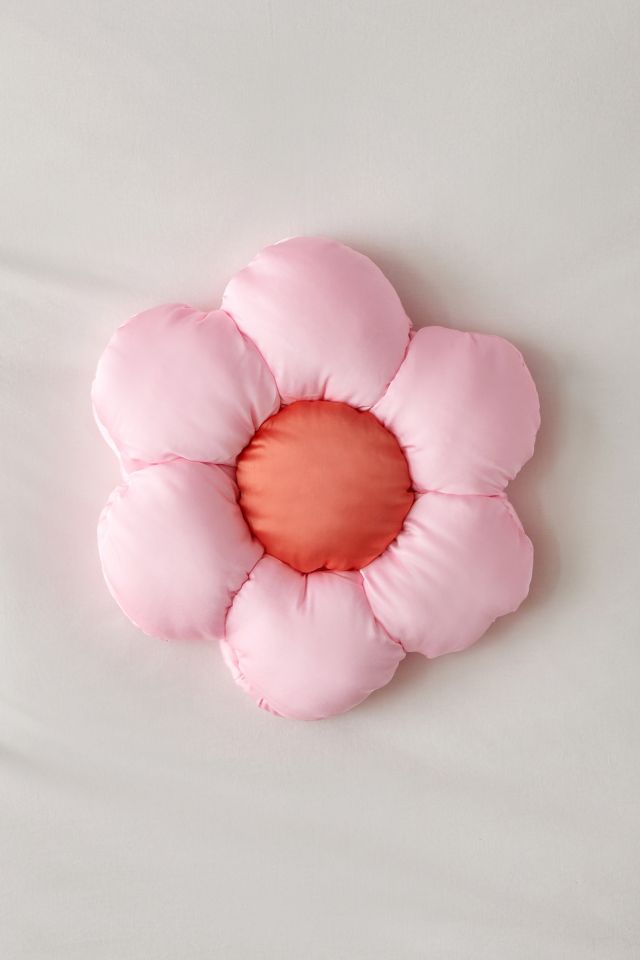 Flower Puff Throw Pillow #1