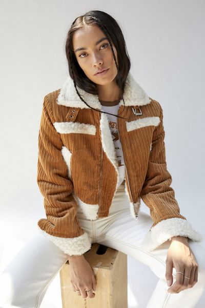 UO Salem Corduroy Fleece Jacket