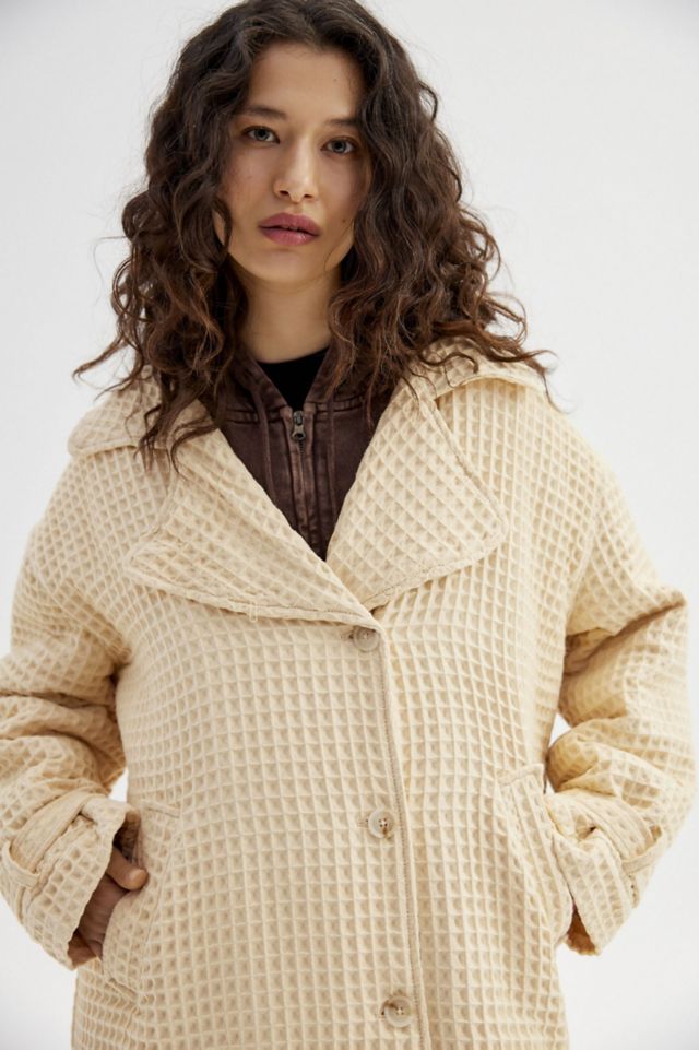 UO Emma Waffle Trench Coat #2