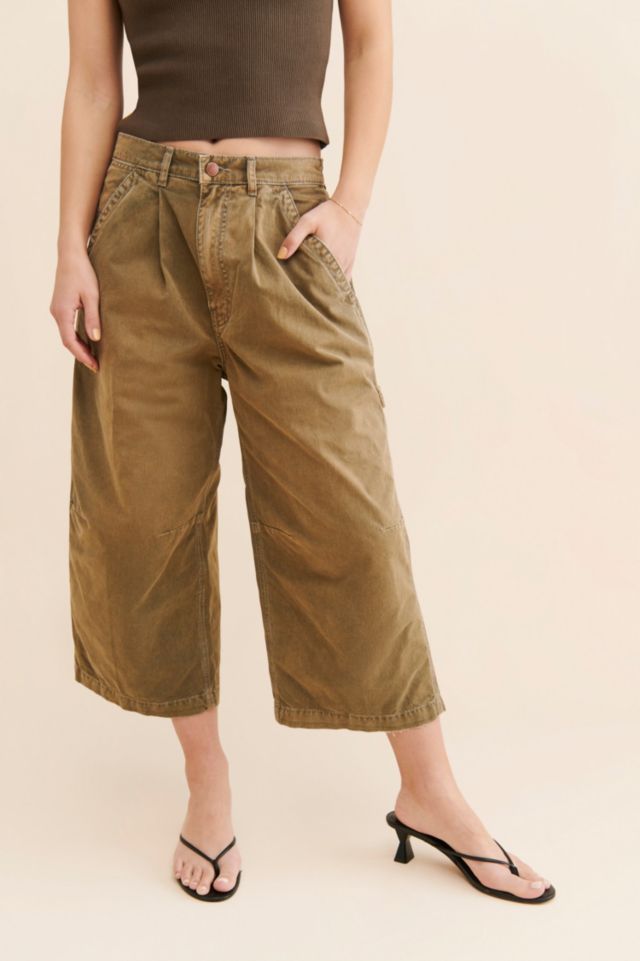 BDG Meg Patchwork Cropped Carpenter Pant