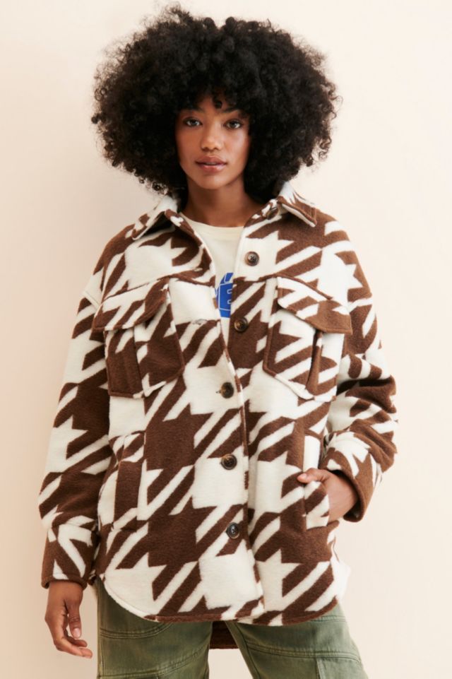 Native Youth Jerrod Houndstooth Shirt Jacket #2
