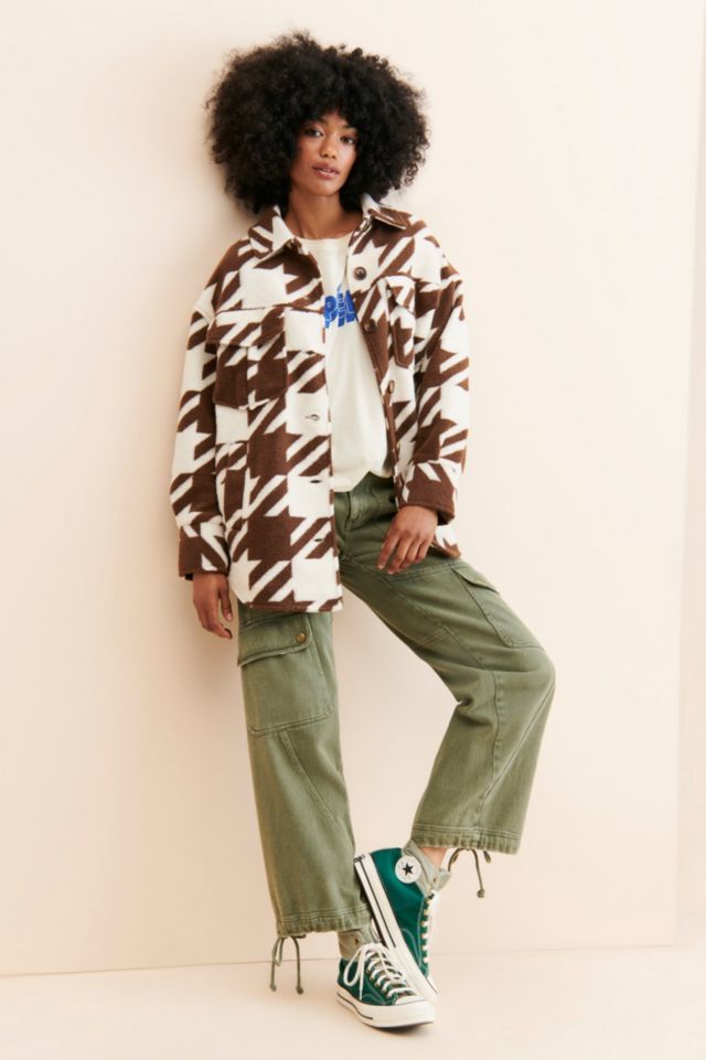Native Youth Jerrod Houndstooth Shirt Jacket #3