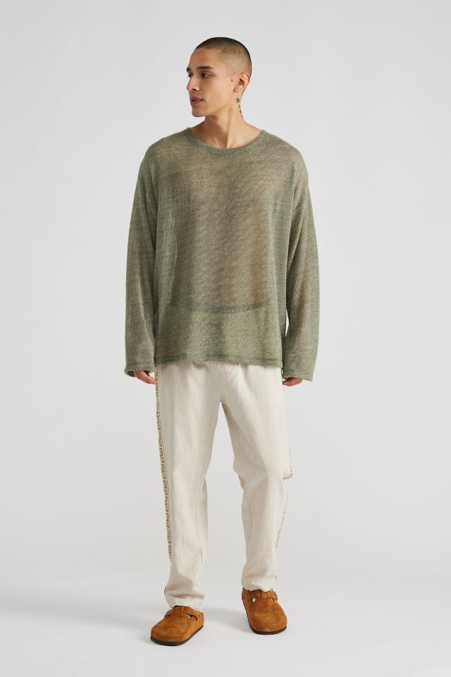 The Critical Slide Society UO Exclusive Linen Pant #3