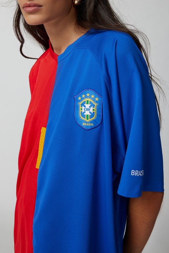 Urban Renewal Remade Oversized Spliced Sport Jersey Top #3
