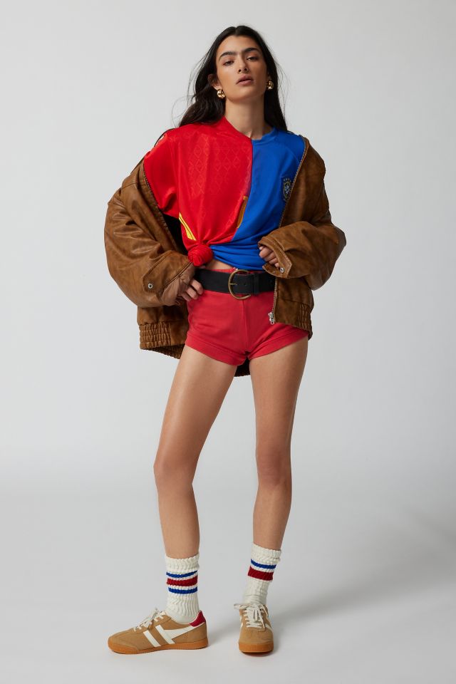 Urban Renewal Remade Oversized Spliced Sport Jersey Top #4