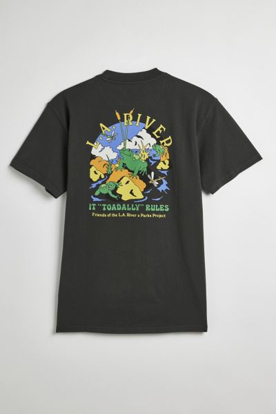 Parks Project La River Toad Tee In Black, Men's At Urban Outfitters