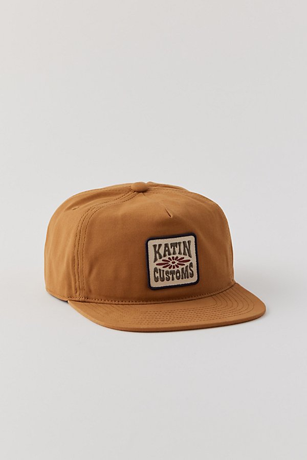Katin Logo Snapback Baseball Hat In Tan, Men's At Urban Outfitters In Brown