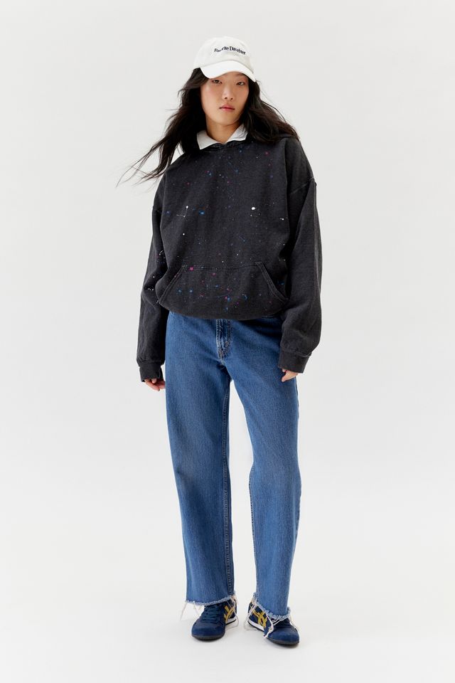 Urban Renewal Remade Paint Splatter Hoodie Sweatshirt #1