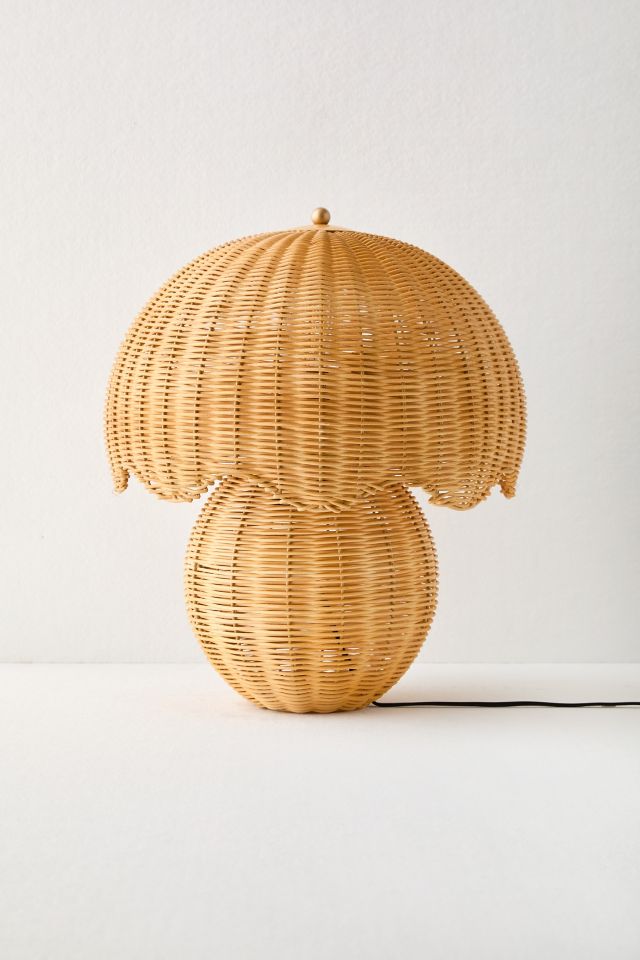 Sylvia Rattan Table Lamp #2