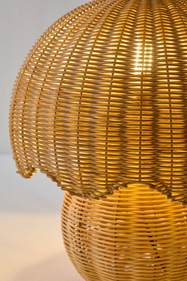 Sylvia Rattan Table Lamp #4