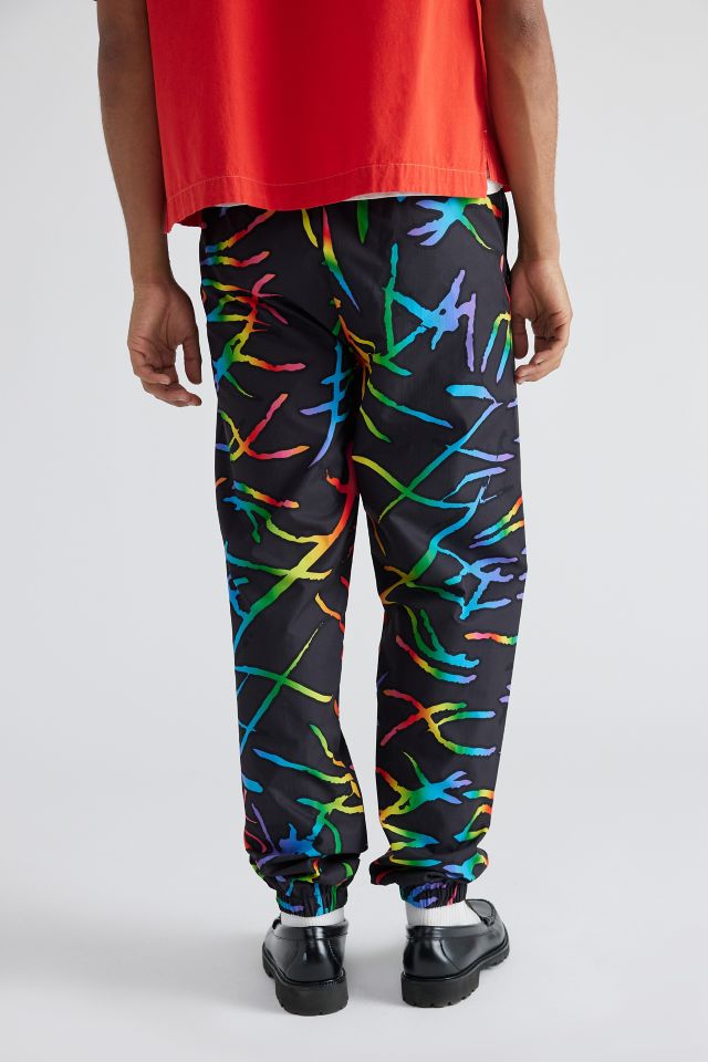 STAYCOOLNYC Electric Beach Printed Windbreaker Pant #2