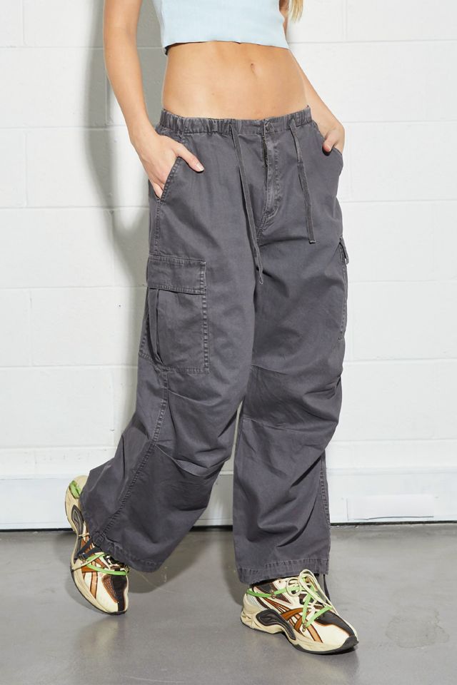 Cotton Baggy Cargo Trousers