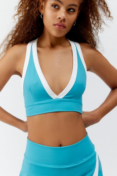BEACH RIOT LYLA RACERBACK TOP IN TURQUOISE, WOMEN'S AT URBAN OUTFITTERS