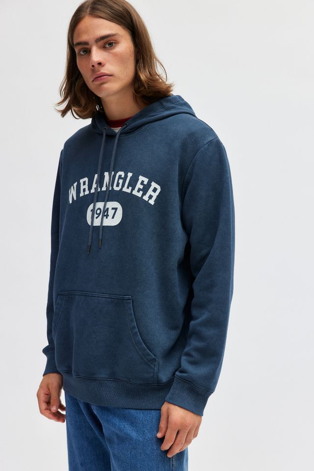 Wrangler Logo Graphic Relaxed Fit Hoodie Sweatshirt #1
