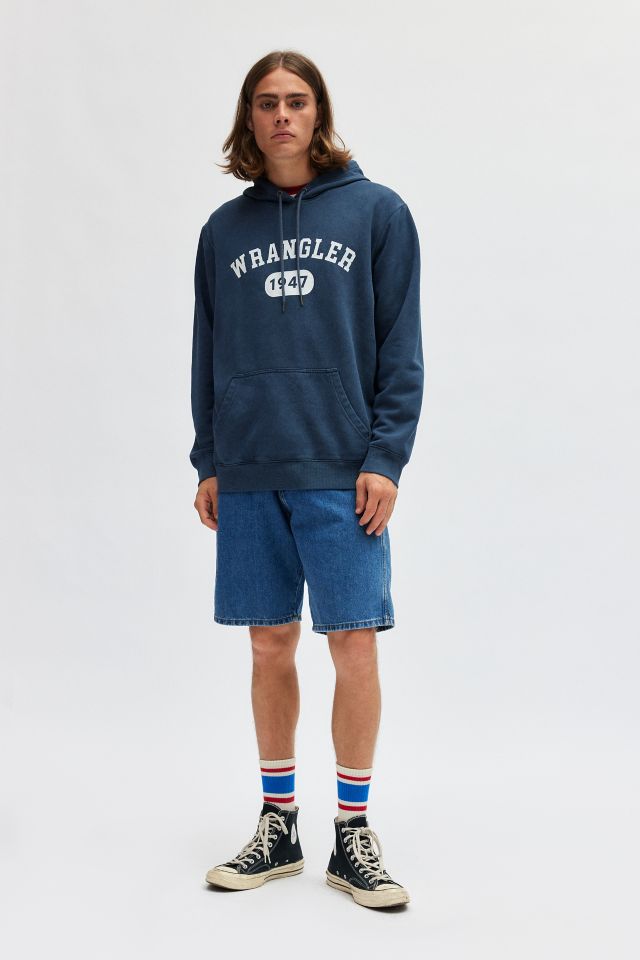Wrangler Logo Graphic Relaxed Fit Hoodie Sweatshirt #3