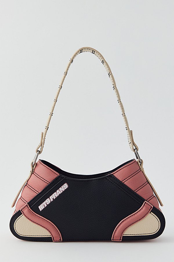 Iets Frans . Racer Moto Bag In Pink/black/tan, Women's At Urban Outfitters