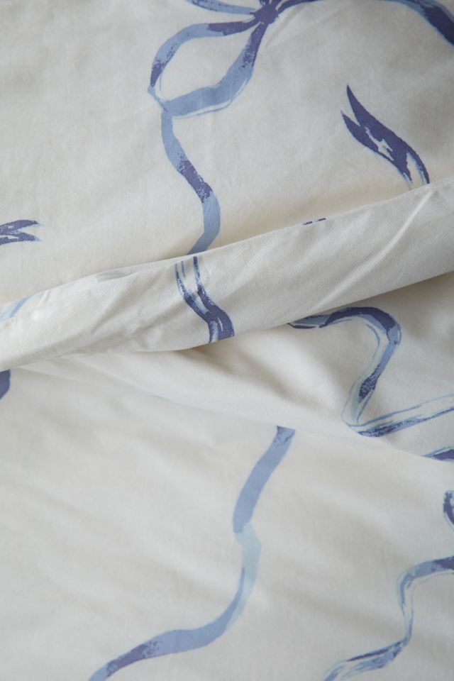 Painted Bows Duvet Cover Set