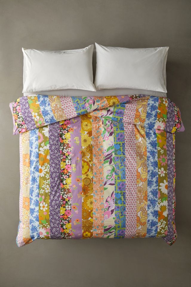 Vera Floral Breezy Cotton Percale Duvet Cover #1