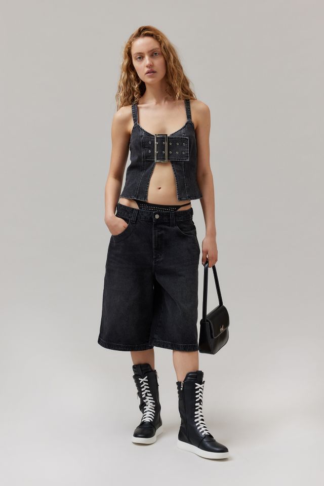 BDG Leo Longline Denim Jort #2