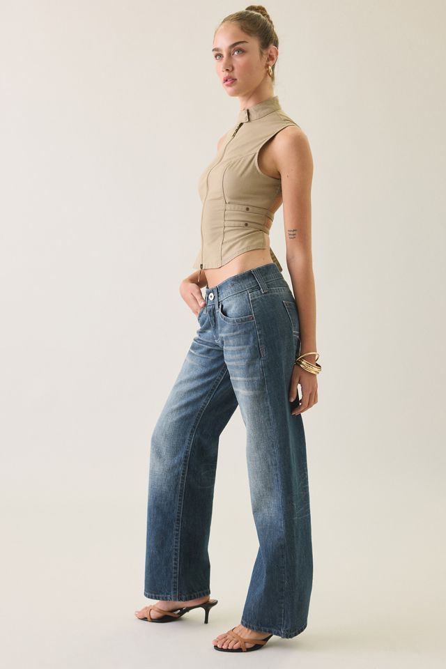 Jeans BDG Kayla à jambe droite et taille basse #2
