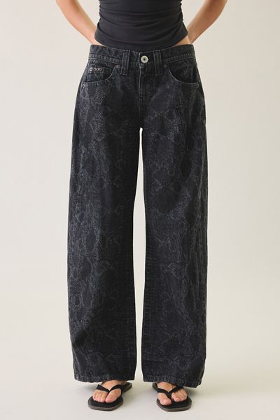 BDG Kayla Printed Low-Rise Jeans