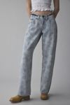 BDG Kayla Printed Low-Rise Slouchy Jean