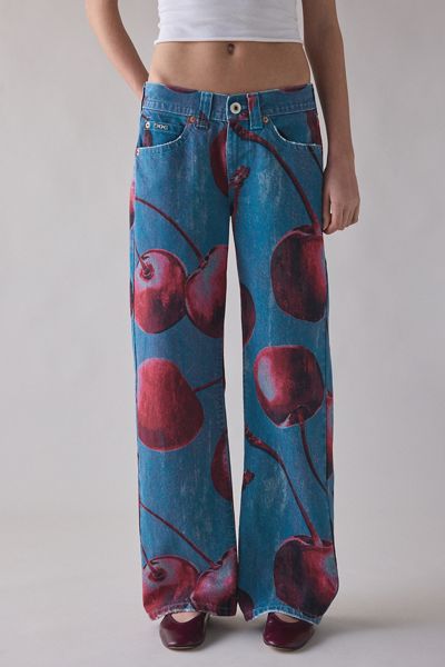 BDG Kayla Printed Low-Rise Jeans