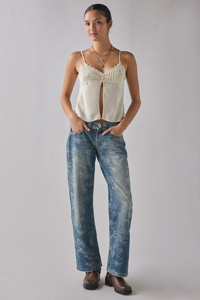 BDG Kayla Printed Low-Rise Jean
