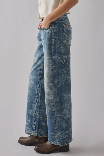 BDG Kayla Printed Low-Rise Jean