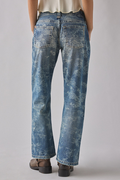 BDG Kayla Printed Low-Rise Jean