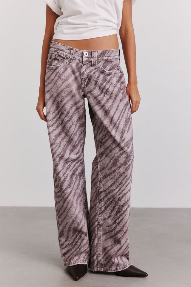 BDG Kayla Printed Low-Rise Jeans #1