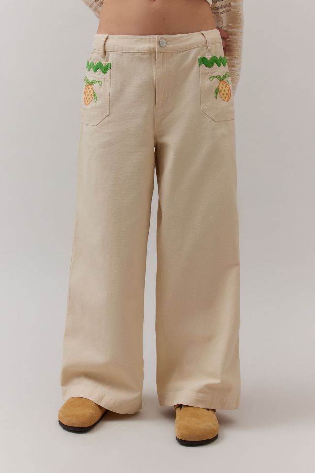 BDG Joey Embroidered Pant #1