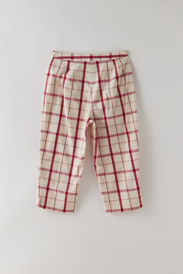 Vintage Plaid Capri Pant #1