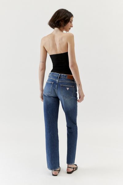 GUESS JEANS G08 Mid Rise Straight Jean