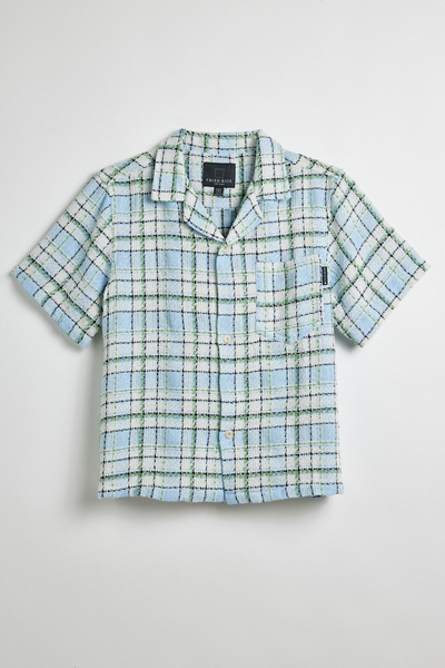 FRIED RICE Loose Tartan Short Sleeve Shirt | Urban Outfitters Canada