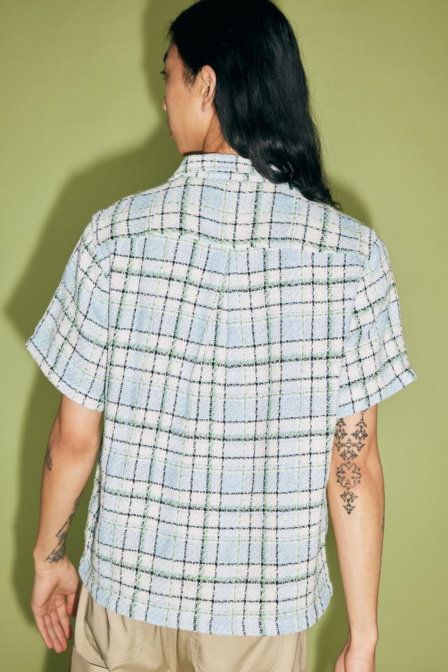 FRIED RICE Loose Tartan Short Sleeve Shirt #2